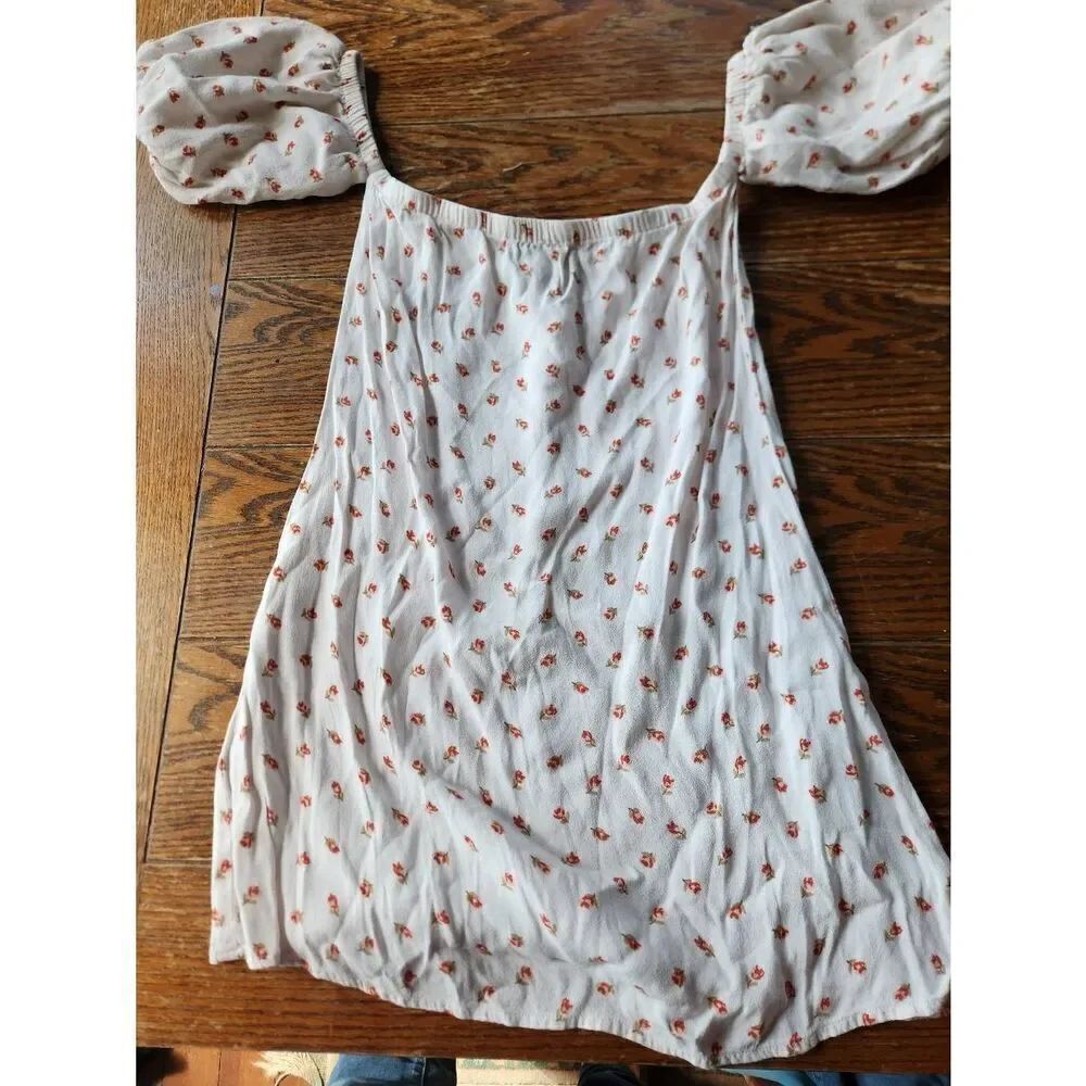 Reformation Framboise floral off the shoulder dress size XS